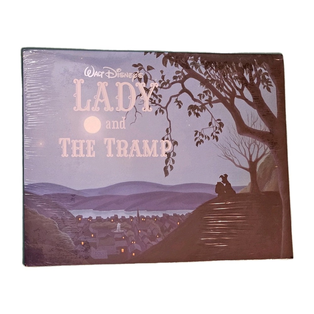 Disney Store Lady and The Tramp Exclusive 4‎ Prints Lithograph Portfolio 11x14